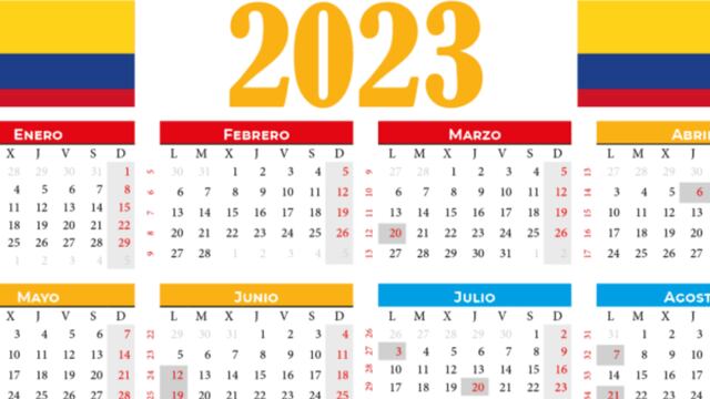 ¿Qué días son festivos en Colombia? Revisa el calendario de este 2023