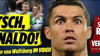 Cristiano Ronaldo es víctima de burlas por parte de la prensa alemana