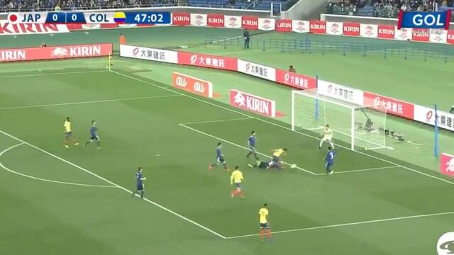 ¡El 'Tigre' olvidó sus garras! Falcao falló una increíble ocasión de gol en el Colombia-Japón [VIDEO]