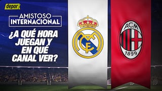 ¿En qué canal ver Real Madrid vs. Milan y a qué hora juegan el amistoso internacional?