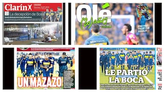 Copa Libertadores: la reacción de la prensa argentina tras derrota de Boca