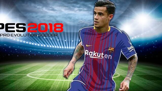 ¡Hasta PES 2018 celebra el pase Philippe Coutinho! El joven brasilero ya es parte del FC Barcelona
