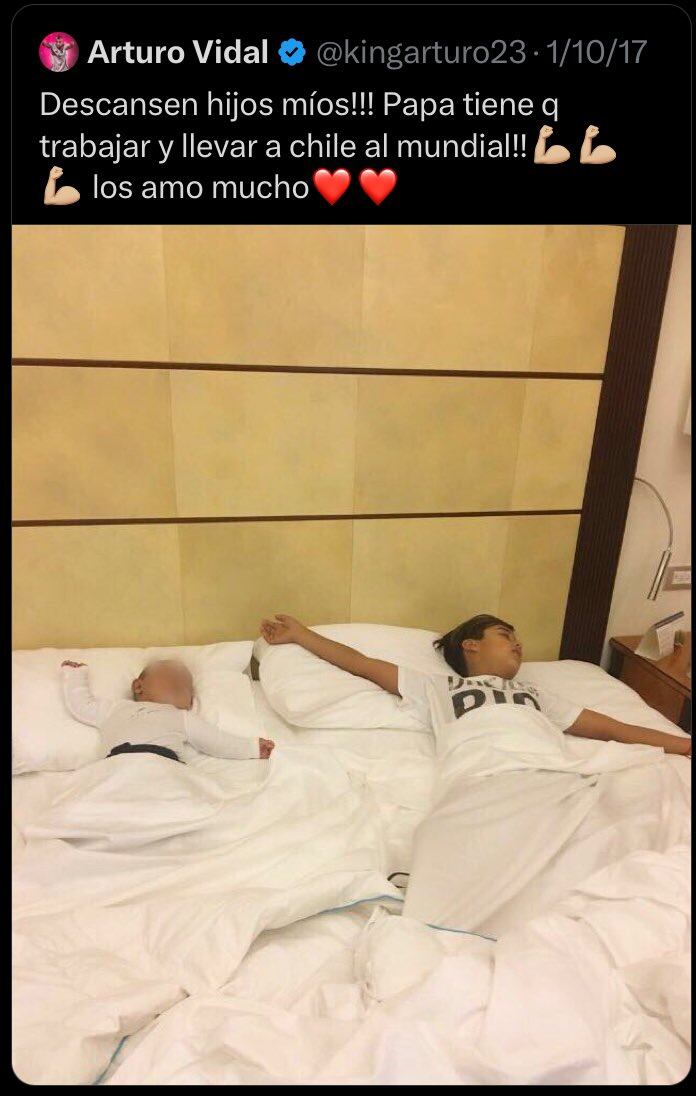 Arturo Vidal eliminó su famoso post en 'X'. (Foto: X)