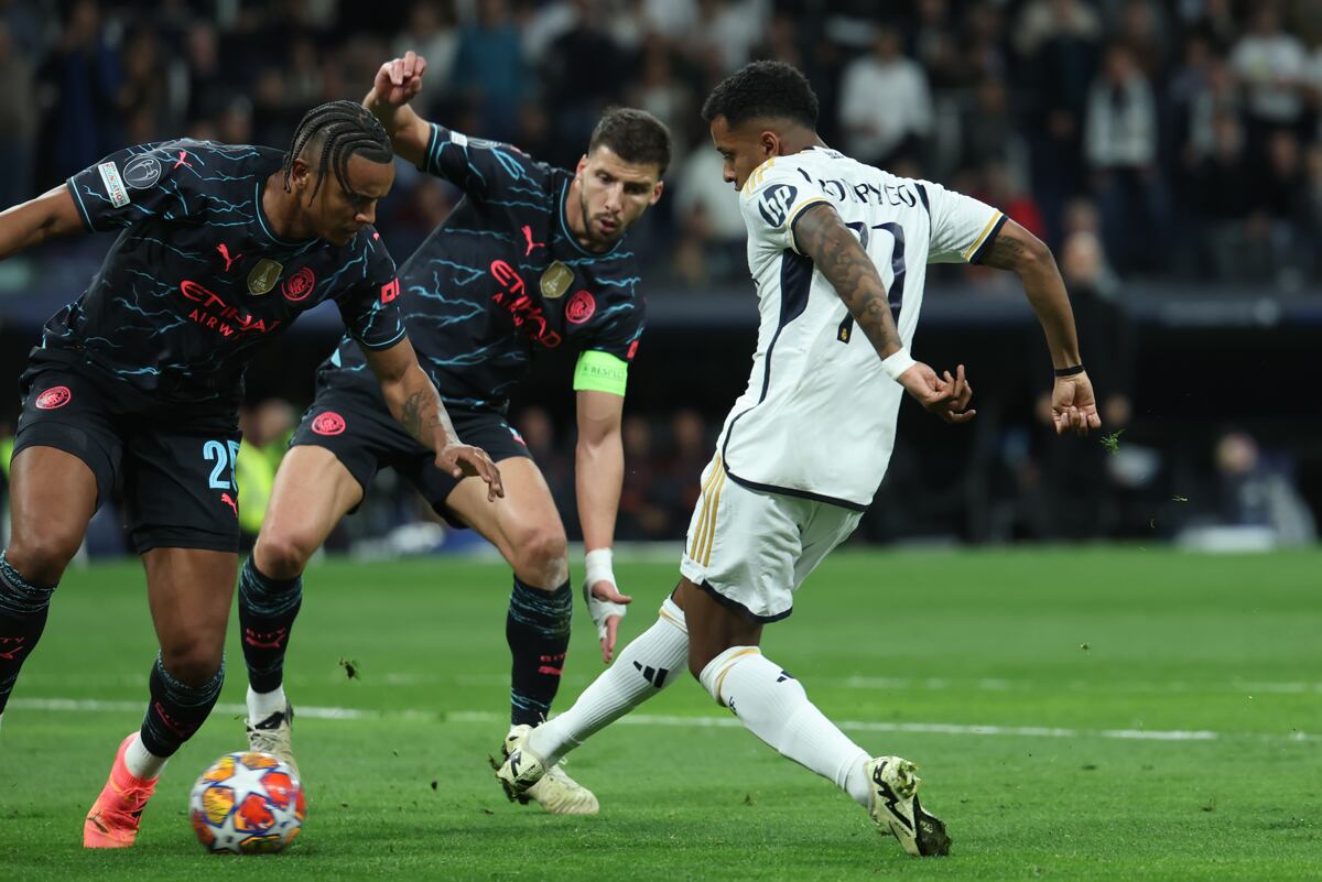 Real Madrid y Manchester City empataron 3-3 por la ida de cuartos de final de Champions League. (Foto: EFE)