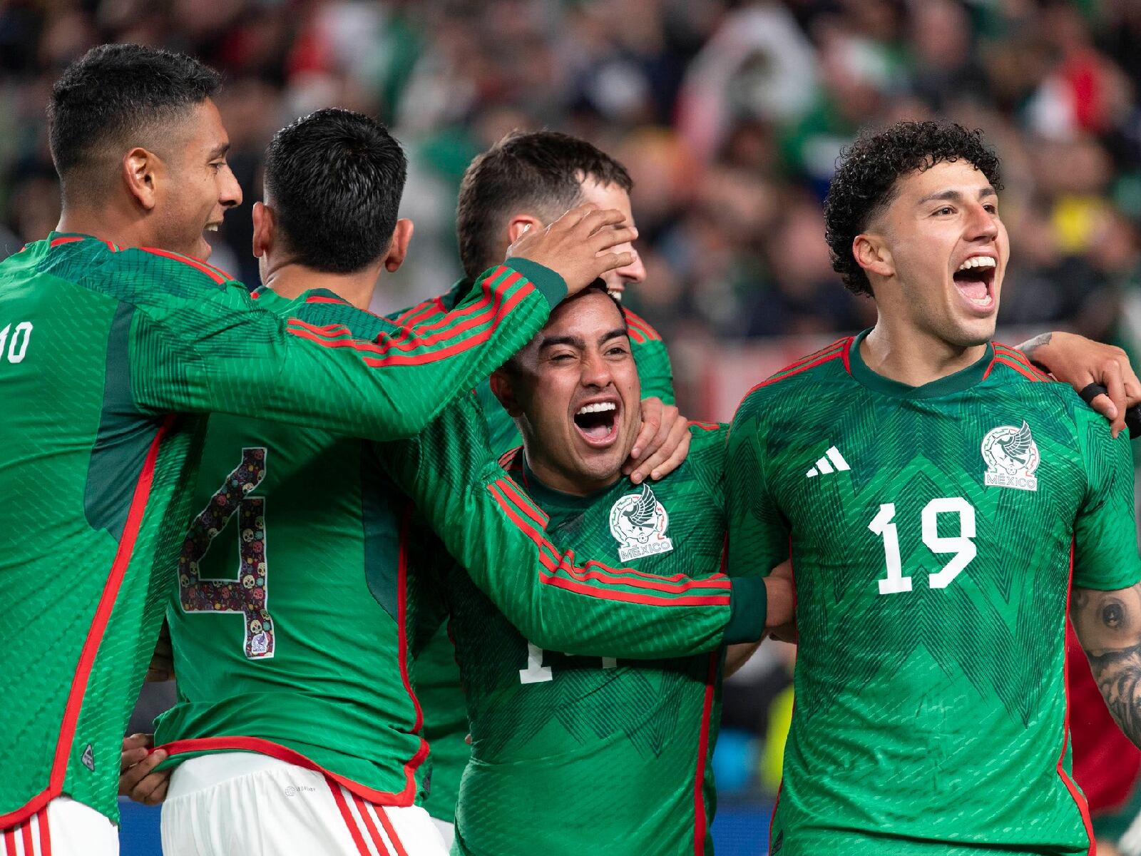 Celebración de la Selección de México. (Foto: Agencias).