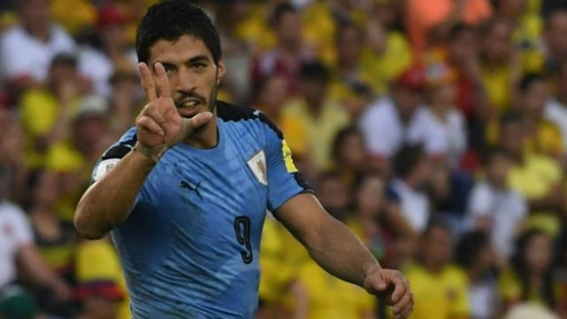 Luis Suárez le anotó a Colombia e igualó a goleador histórico de Eliminatorias