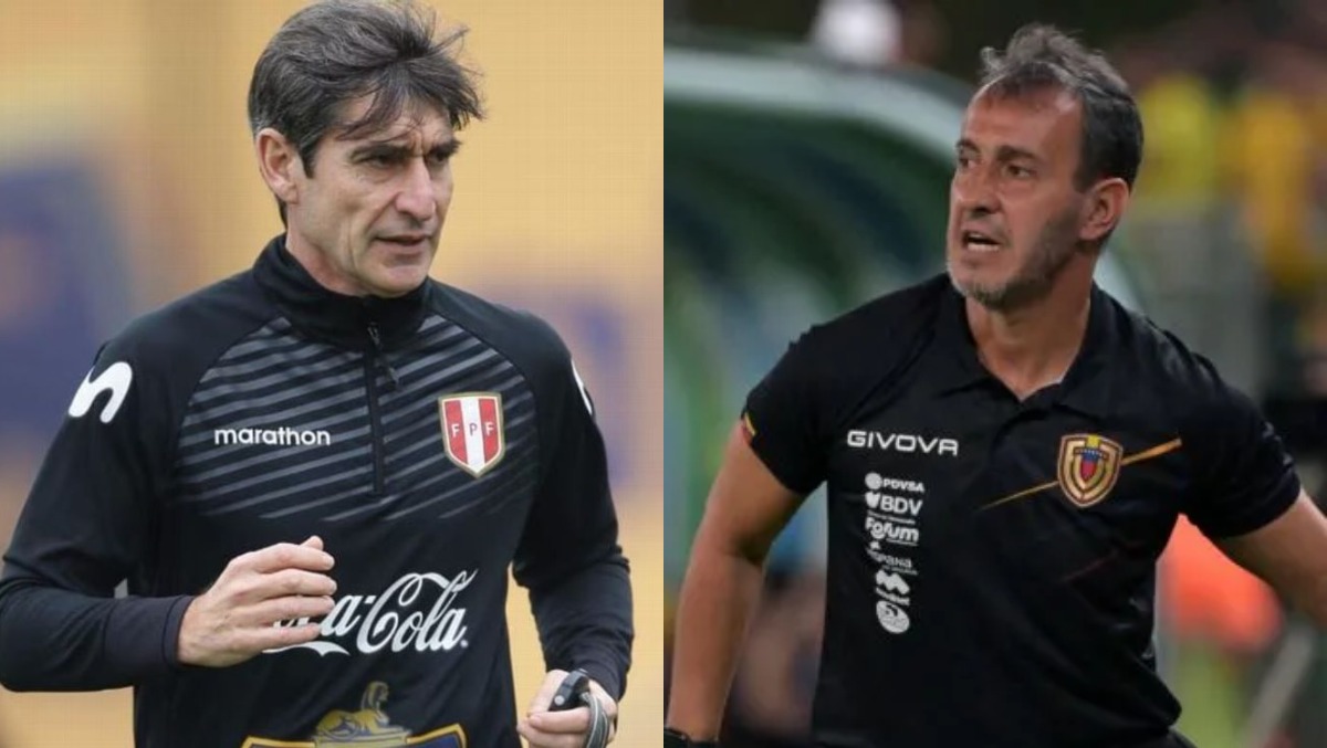 Óscar Ibáñez y Fernando Batista preparan cambios en sus alineaciones de cara al Perú vs Venezuela. (Foto: Difusión)