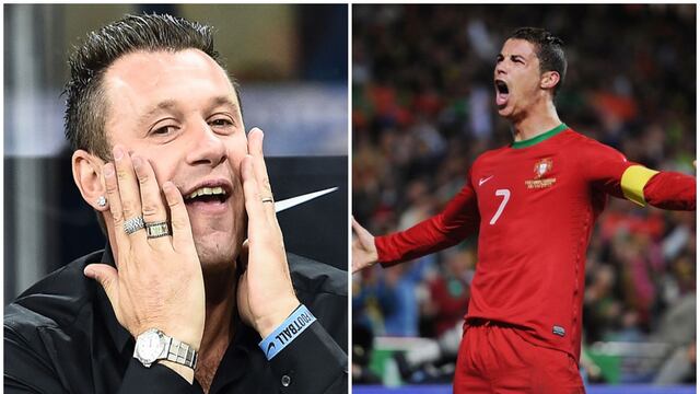 “Sí, el mejor de la historia después de Napoleón Bonaparte”: Cassano sobre Cristiano Ronaldo