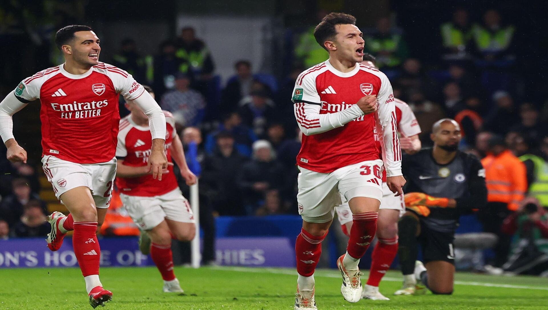 Los Gunners buscarán extender su buen momento y seguir como líderes en el duelo Inter vs Arsenal (Crédito: Alamy Stock Photo).