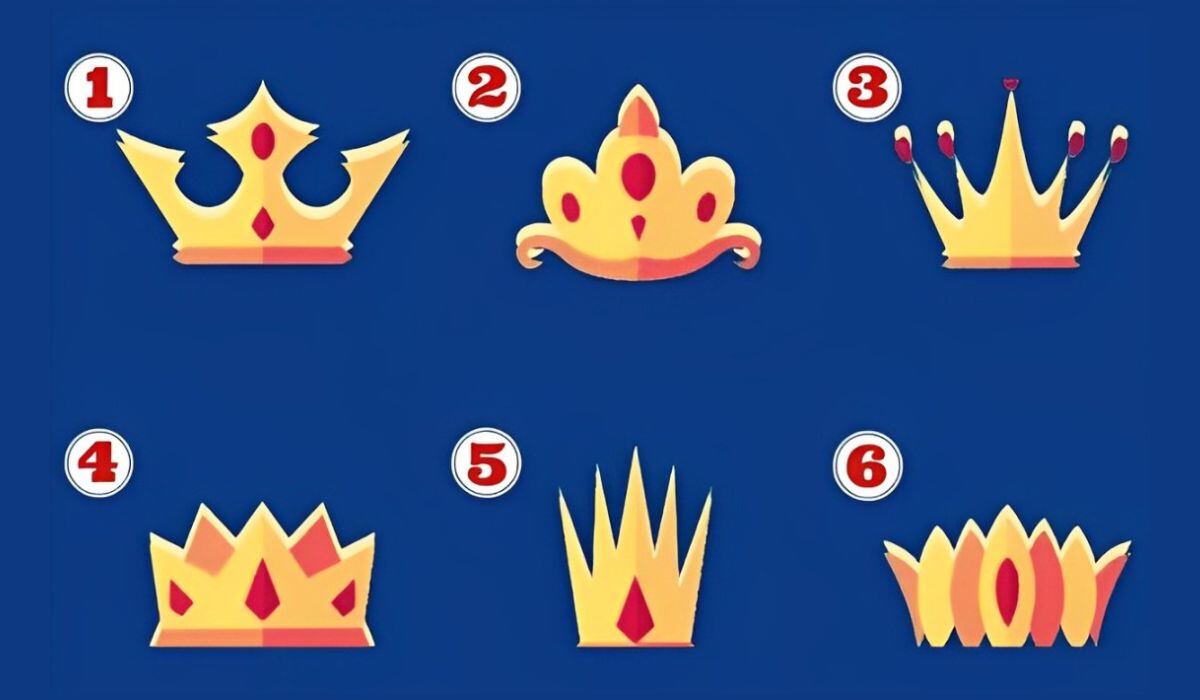Elige una de las coronas en la imagen para conocer cómo te perciben las personas (Foto: GenialGuru).