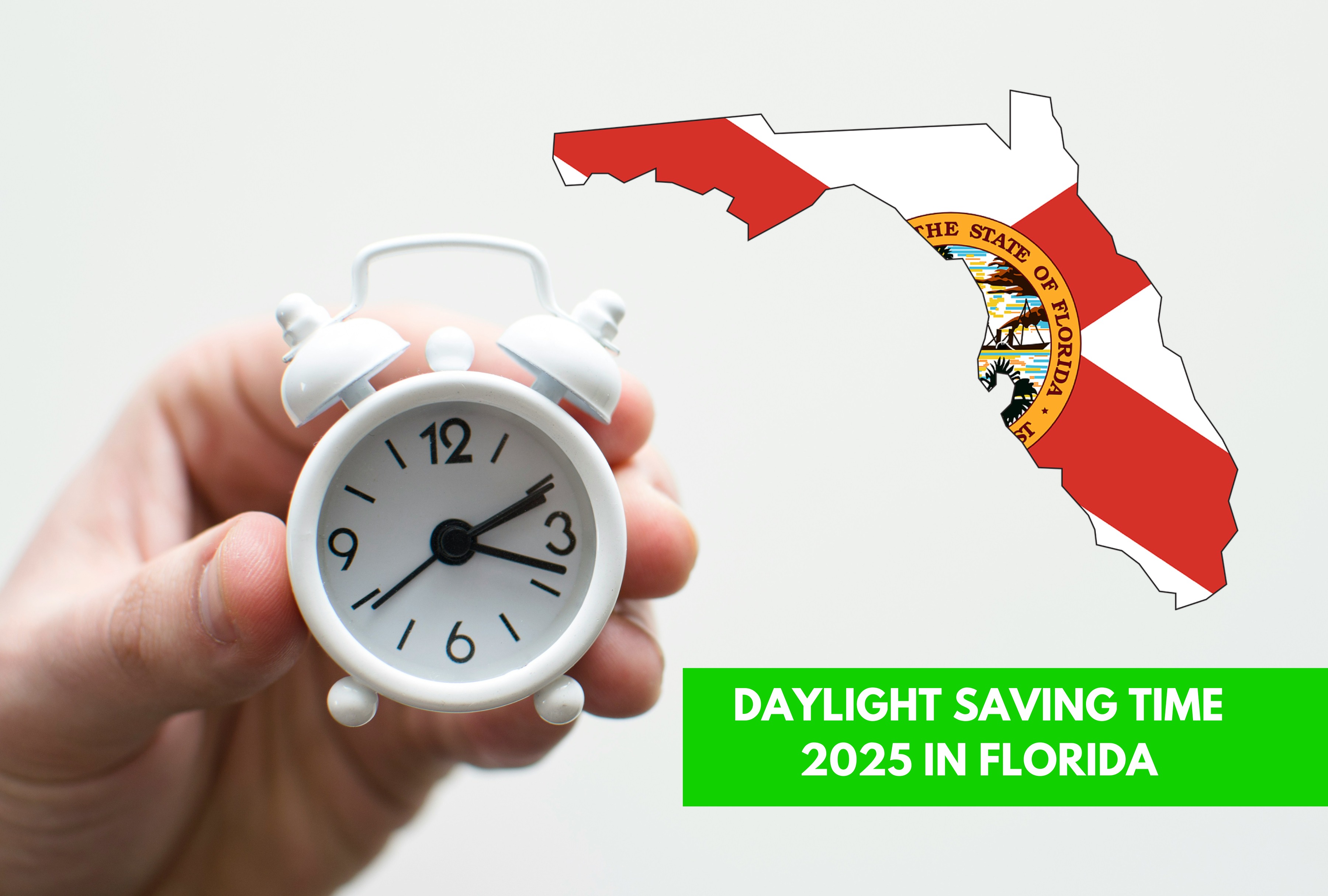 Florida springs forward on March 9, 2025! Set your clocks ahead one hour and get ready for more sunshine-filled evenings in the Sunshine State. | Photo by Lukas Blazek on Unsplash / Pixabay / Depor