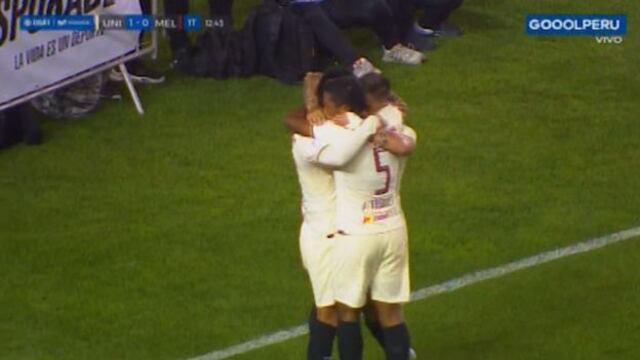¿Quién te extraña, Germán? Anthony Osorio marcó golazo para Universitario y abrió el marcador ante Melgar
