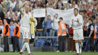 Zinedine Zidane y la vez que lloró cuando se retiró del Real Madrid en el Bernabéu