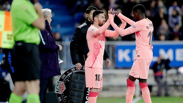 Virtual campeón: Barcelona ganó 2-0 al Alavés con Messi entrando en el segundo tiempo