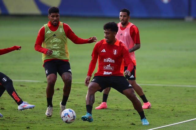 Nuevo día de trabajos en la Selección Peruana. (Foto: Jesús Saucedo / GEC)