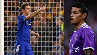 Óscar al fútbol chino por 60 millones de euros: ¿llegará James al Chelsea?