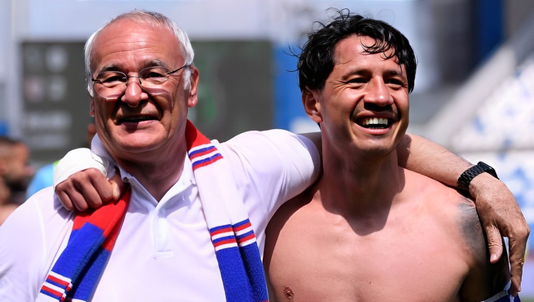 Claudio Raniero y Gianluca Lapadula ascendieron juntos a la Serie A con Cagliari. (Foto: Getty Images)
