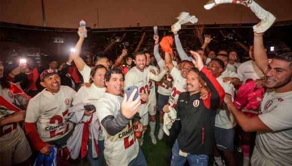 Universitario se proclamó campeón nacional luego de diez años. (Foto: Andina)