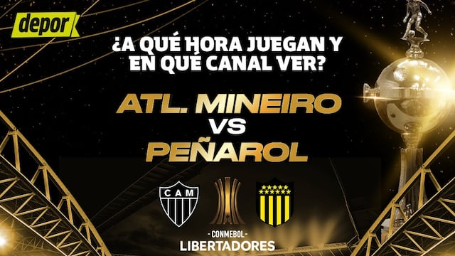 En qué canal ver Peñarol vs. Atlético Mineiro y dónde transmiten por Copa Libertadores