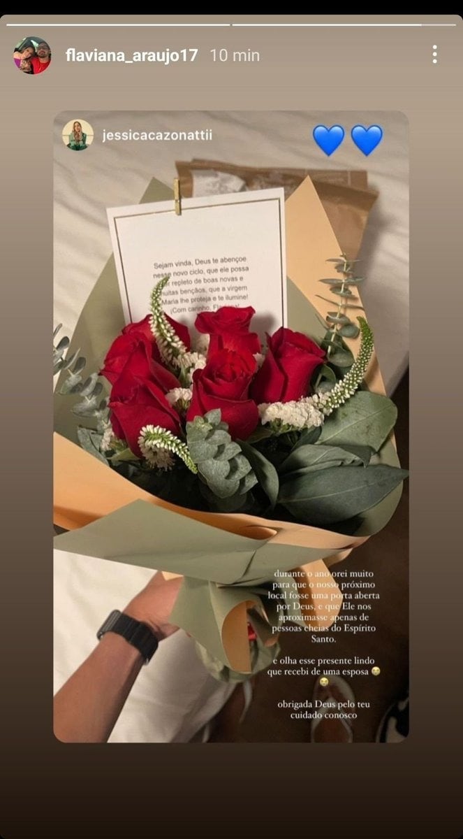 El detalle de la esposa de Ignacio con la de Cazonatti. (Captura)