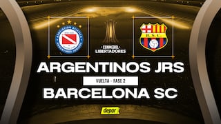 Argentinos Juniors vs. Barcelona SC EN VIVO: dónde ver ESPN y Disney Plus por internet