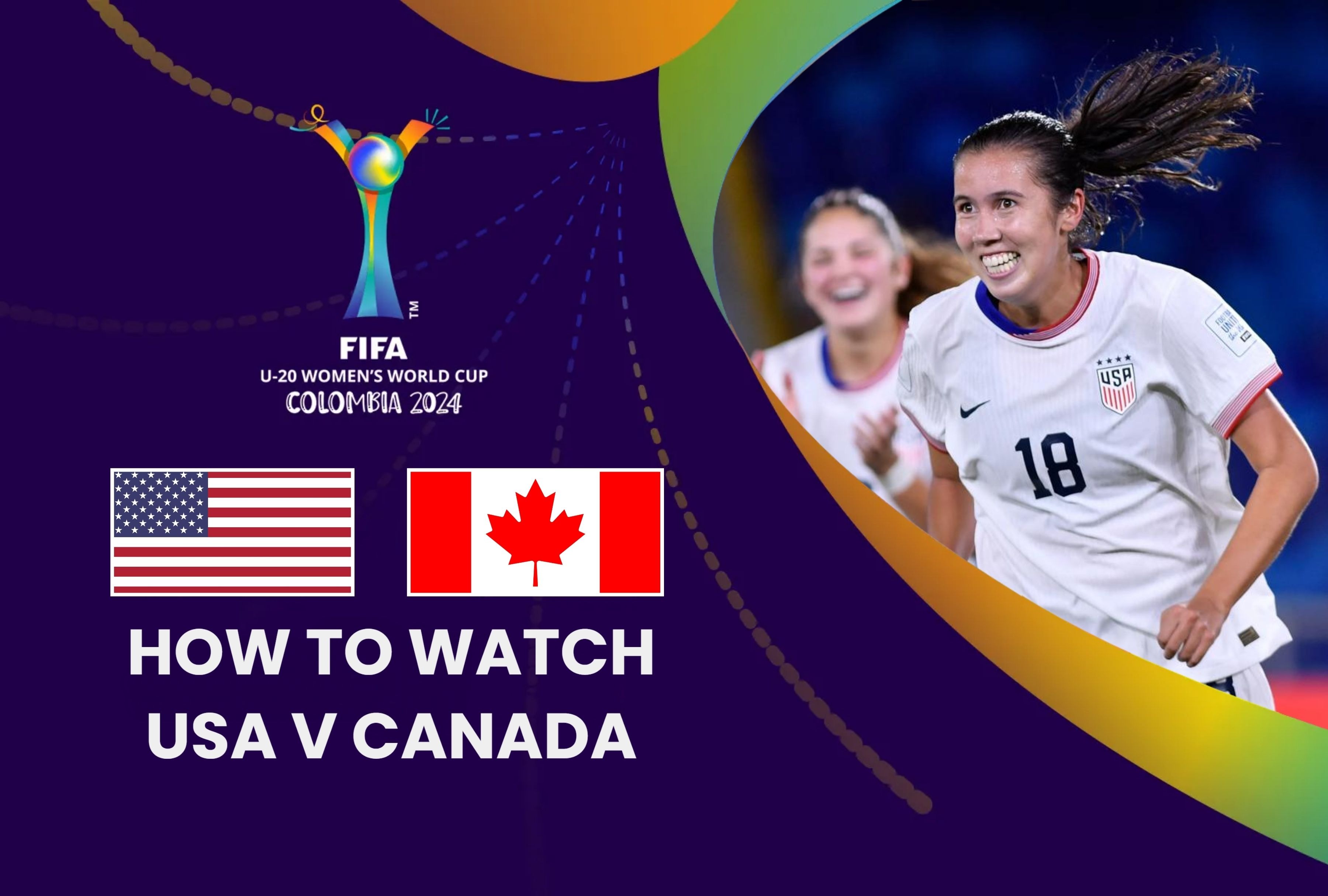 Catch the electrifying clash between USA and Mexico live on TV and streaming at 5 pm CT this Wednesday, September 11th. Don't miss a moment of the action from the Round of 16 of the FIFA U-20 Women’s World Cup Colombia 2024 at the Nemesio Camacho El Campin Stadium! | Photo by Depor Composition