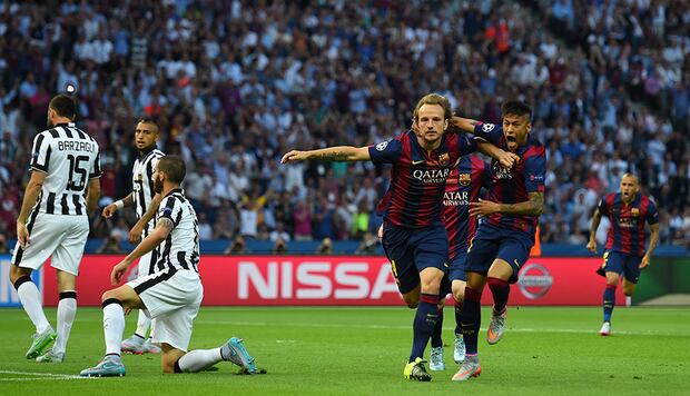 Rakitic marcó un gol en la final que el Barcelona le ganó la Champions a Juventus. (Foto: Getty Images)