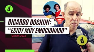 Qatar 2022: Ricardo Bochini y su reacción al homenaje a Maradona en el Mundial