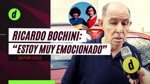 Qatar 2022: Ricardo Bochini y su reacción al homenaje a Maradona en el Mundial