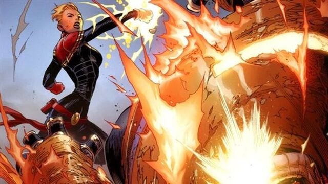 Capitana Marvel liquidaría de esta manera brutal a Thanos en "Avengers 4"