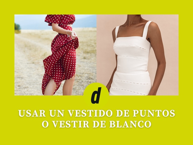 En Filipinas, para aumentar las posibilidades de tener buena suerte en el Año Nuevo, es común usar prendas con puntos. Los lunares están de moda el 31 de diciembre, así que cualquier vestido que cumpla estas características te servirá. O si prefieres algo más tradicional, vestirse de blanco en Nochevieja llama a la buena suerte y la paz. Además, este clase de atuendos monocromáticos le dan algo de clase a las fotos. | Foto de <a href="https://unsplash.com/es/@tamarabellis?utm_content=creditCopyText&utm_medium=referral&utm_source=unsplash">Tamara Bellis</a> en <a href="https://unsplash.com/es/fotos/mujer-en-vestido-rojo-de-lunares-de-pie-en-medio-del-campo-de-hierba-durante-el-dia-uN1m9Ca0aqo?utm_content=creditCopyText&utm_medium=referral&utm_source=unsplash">Unsplash</a> / Foto de <a href="https://unsplash.com/es/@karenwillisholmes?utm_content=creditCopyText&utm_medium=referral&utm_source=unsplash">Karen Willis Holmes</a> en <a href="https://unsplash.com/es/fotos/mujer-con-vestido-blanco-de-tirantes-finos-McLuTG2t4UQ?utm_content=creditCopyText&utm_medium=referral&utm_source=unsplash">Unsplash</a>