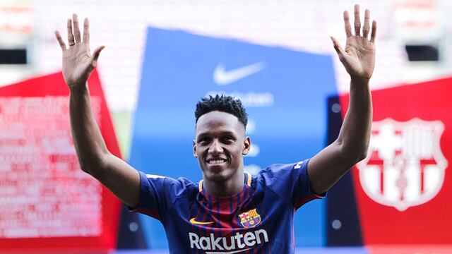 Será para la próxima: Yerry Mina volvió a quedarse con las ganas de hacer su debut oficial en Barcelona