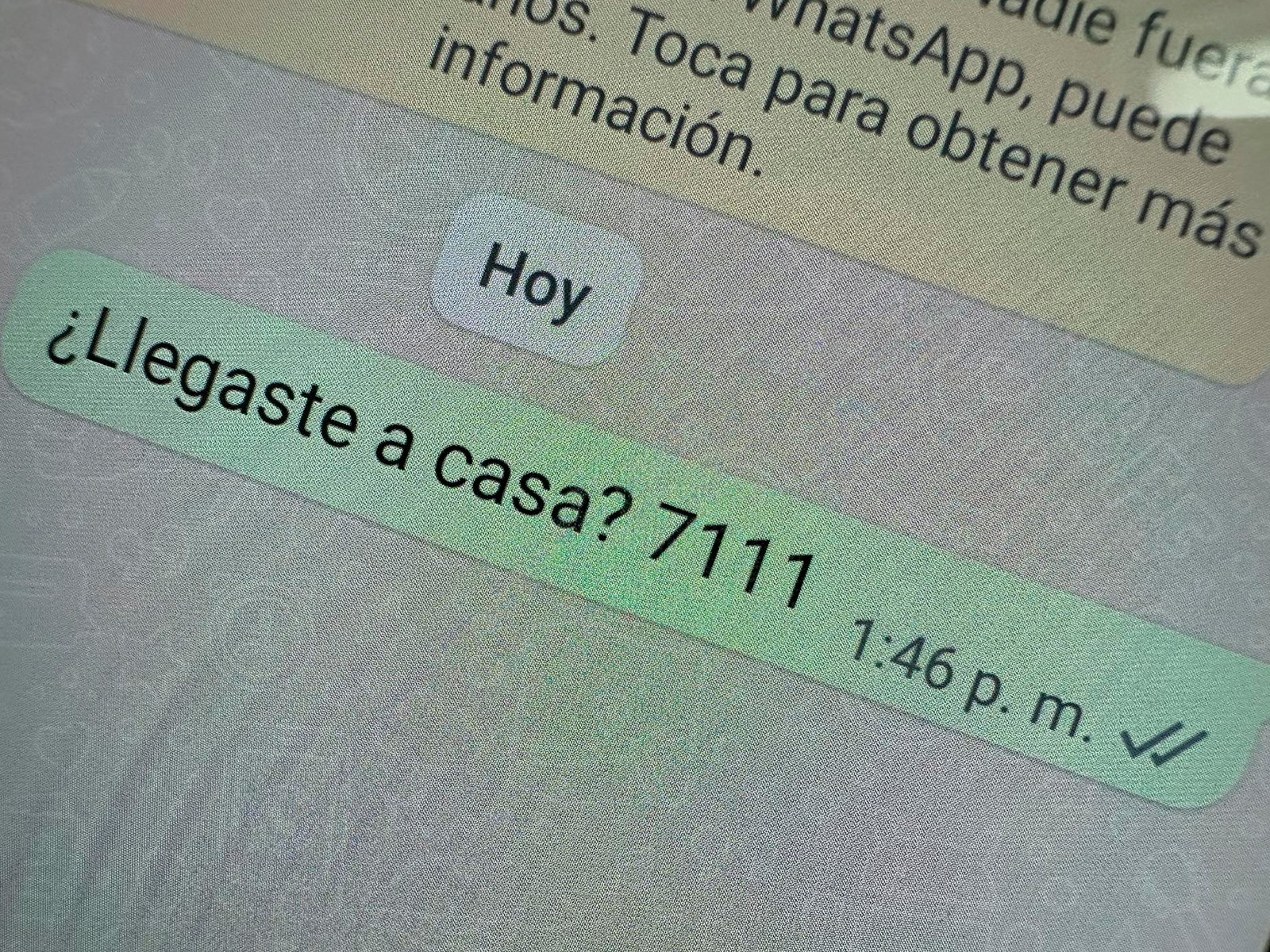 WHATSAPP | No te asustes. Si tu amigo te mandó el número 7111, aquí te explicamos qué significa en WhatsApp. (Foto: Depor - Rommel Yupanqui)