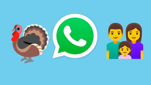WHATSAPP | Si no vas a estar presenta para la cena del Día de Acción de Gracias, usa estos emojis en WhatsApp. (Foto: Emojipedia)