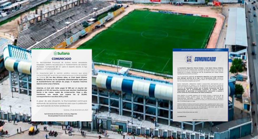 Escándalo en el fútbol peruano: Estadio de Sullana no cumple con requisitos de seguridad