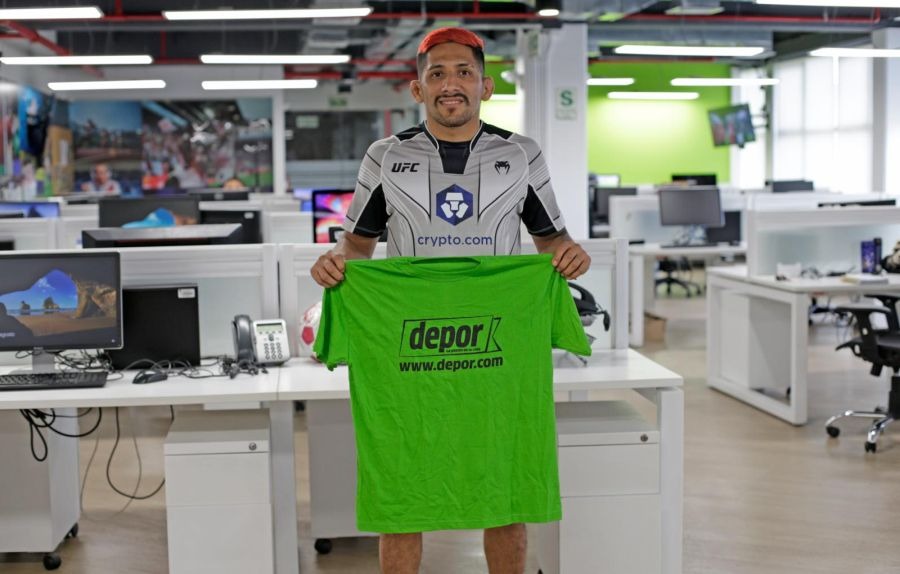 Daniel Marcos: “Quiero pelear una vez más y acabar el año con tres victorias en la UFC”. (César Bueno/GEC)