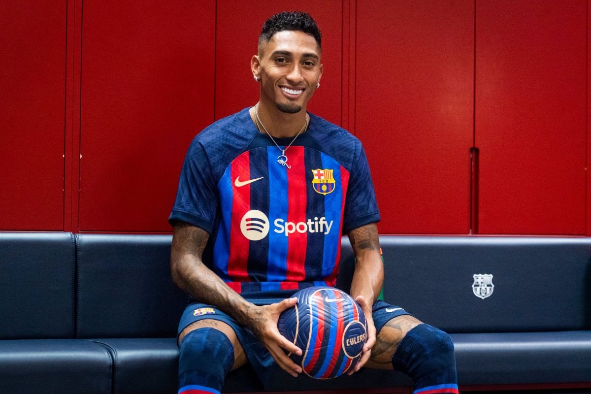 Raphinha firmó en 2022 por el FC Barcelona por las siguientes cinco temporadas. (Foto: FC Barcelona)