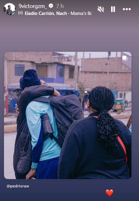 La historia de Víctor Guzmán adelantando su despedida de Alianza Lima antes de viajar a Portugal. (Captura Instagram)