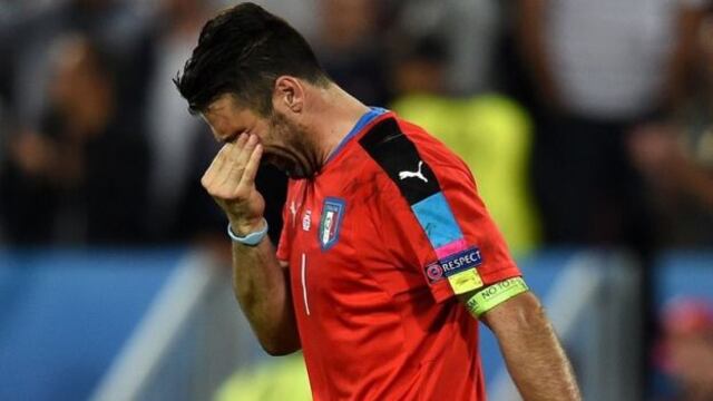 Eurocopa 2016: el conmovedor llanto de Buffon tras la eliminación de Italia