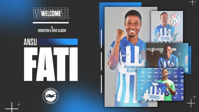 Ansu Fati a Brighton | Procedencia: FC Barcelona.