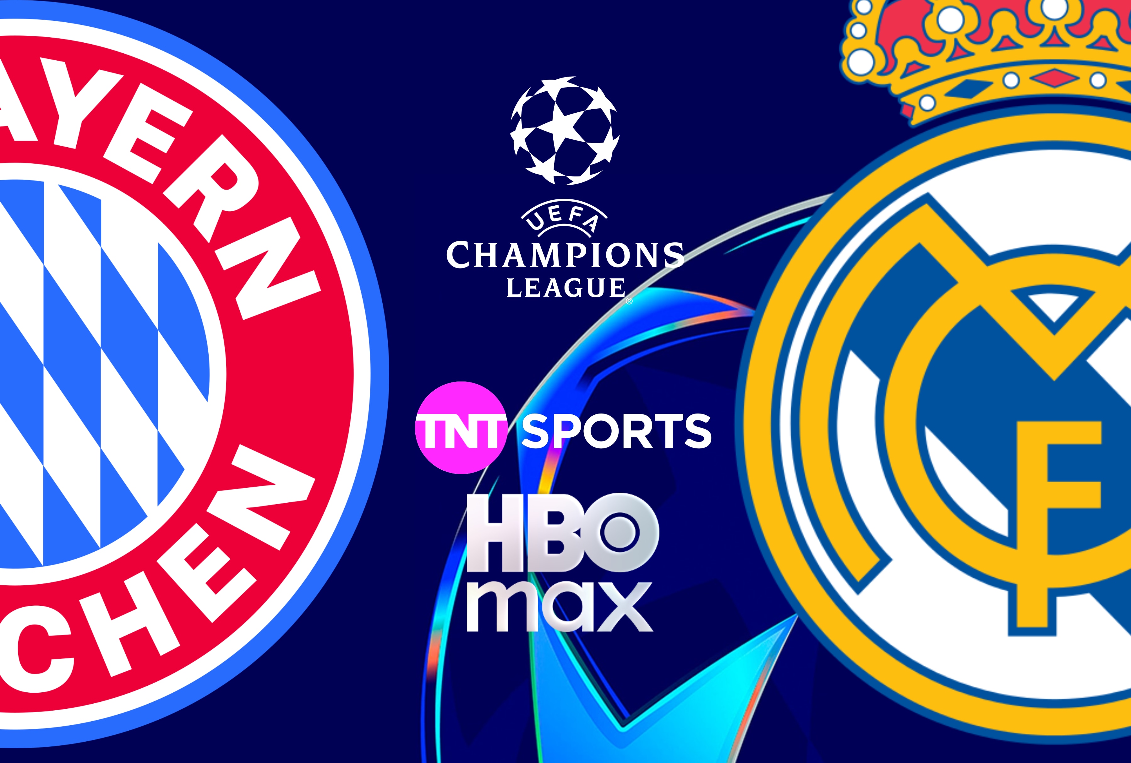 ¡Acción total! Mira el Real Madrid vs. Bayern Múnich EN DIRECTO por TNT Sports y HBO Max EN VIVO GRATIS. Sigue el partido por Fútbol TV y online desde EE. UU. ¡No te pierdas la intensidad de la Champions League hoy mismo! | Crédito: uefa.com / Composición Depor