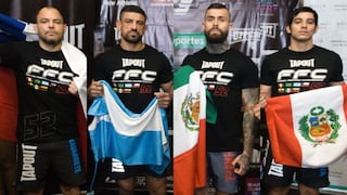FFC: Perú, Chile, Argentina y México se enfrentan para determinar al próximo campeón internacional de MMA