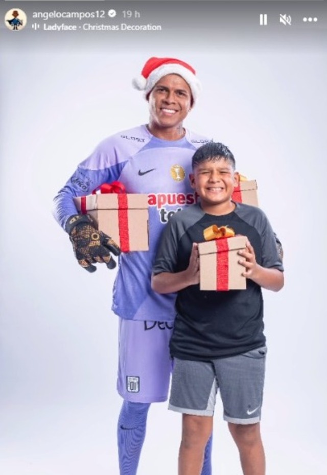 Así recibieron Navidad los jugadores de la Liga 1. (Foto: Instagram)