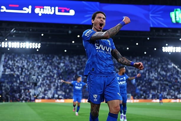 Darwin Núñez llegó a Al-Hilal de Arabia Saudita, en este mercado de pases, a cambio de 53 millones de euros. (Foto: Getty Images)