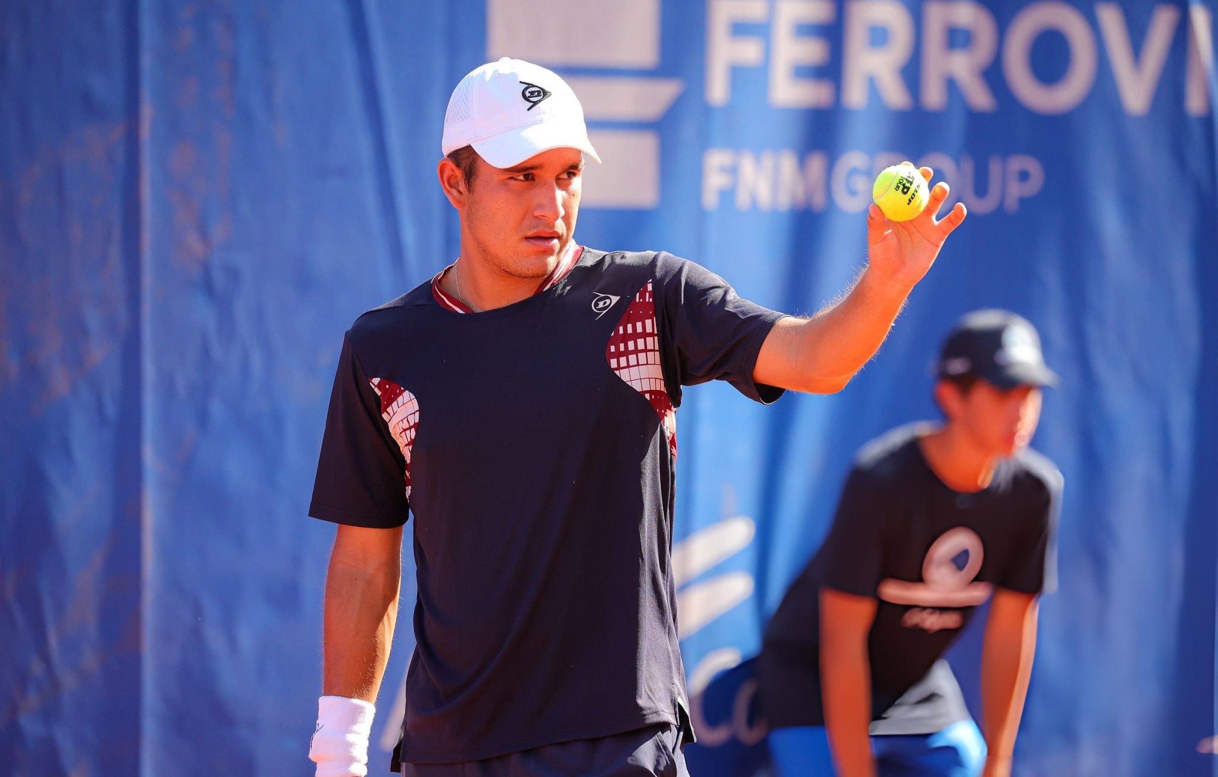 Gonzalo Bueno se retiró del Challenger de Sevilla (España) por una lesión. (Foto: Getty Images)
