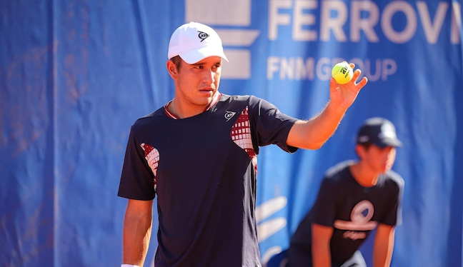 Gonzalo Bueno se retiró del Challenger de Sevilla (España) por una lesión. (Foto: Getty Images)