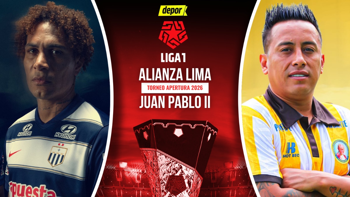 Alianza Lima vs. Juan Pablo II juegan por la jornada 8 del Torneo Apertura 2026 de la Liga 1. (Diseño: Depor)