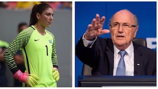 No se calla: Blatter respondió las graves acusaciones de Hope Solo por agresión sexual