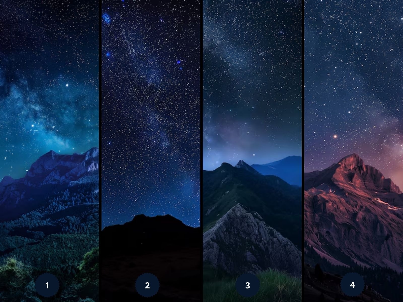 Test visual: eligiendo una de estas noches, descubrirás qué te afectaría anímicamente. (Foto: Composición Freepik / Depor)
