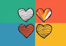 Elige uno de los corazones en la ilustración para saber qué tan apasionado eres